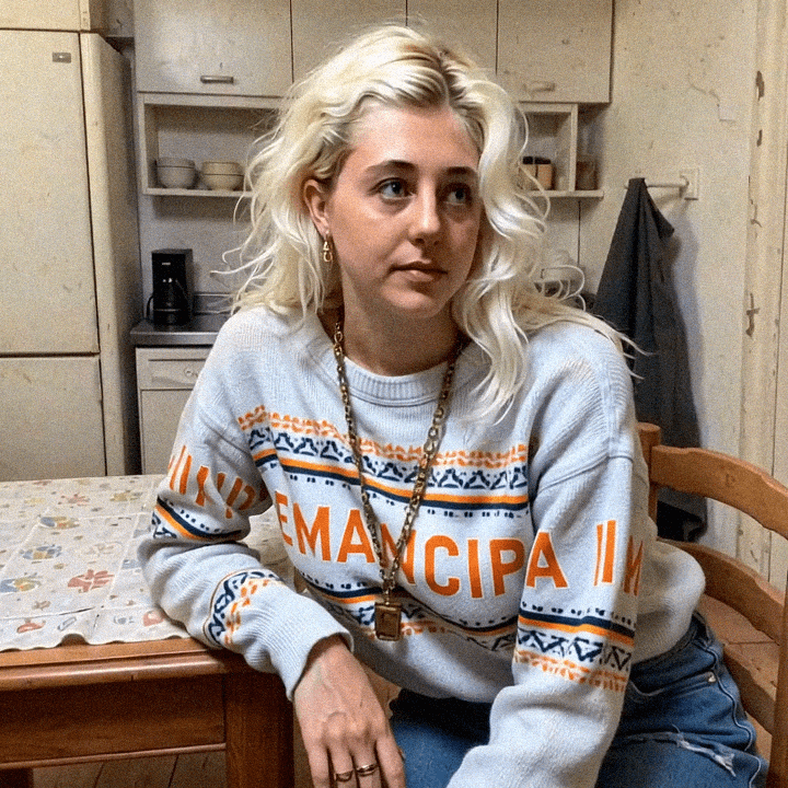 Emma-Jane MacKinnon-Lee, emancipa sweater